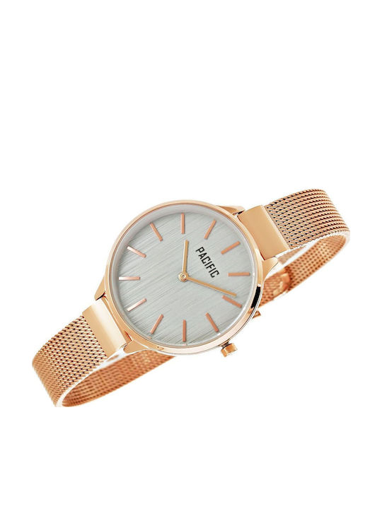 Pacific Men's Watch Battery with Metal Bracelet