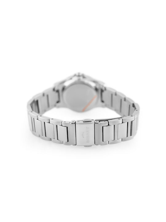 Bisset Watch with Silver Metal Bracelet