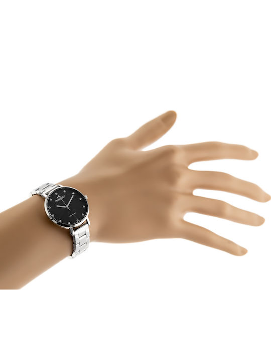 Bisset Women's Watch with Silver Metal Bracelet