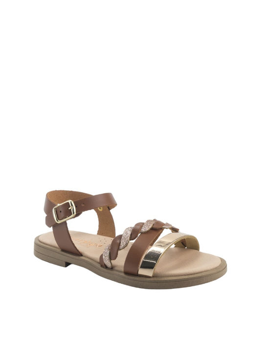 Scarpy Kinder Sandalen Tabac Braun