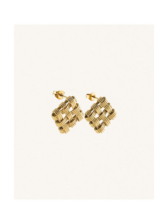 StanStefan Single Earring made of Steel Gold Plated