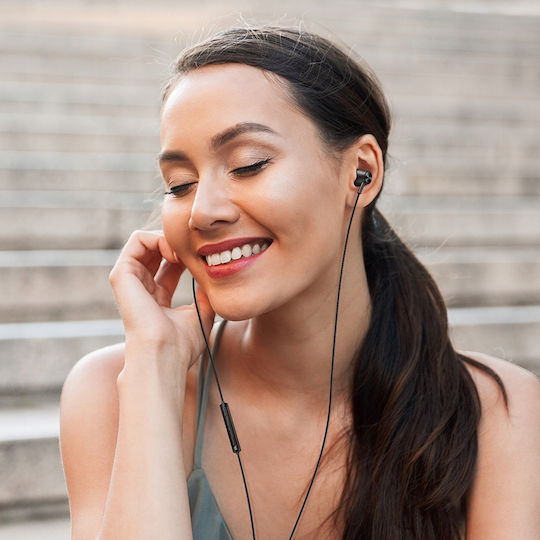 Mcdodo HP-4080 În ureche Handsfree cu două căști cu mufă Lightning Negru