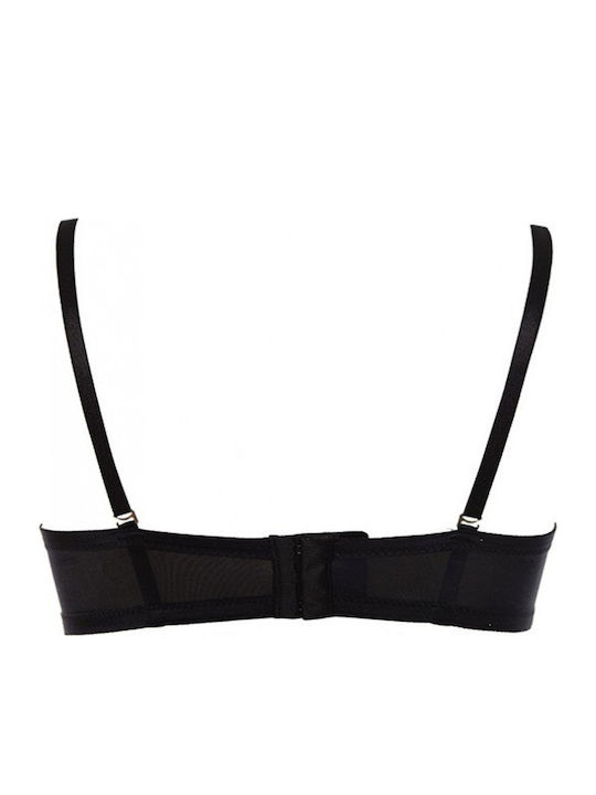 Double Extra Black Fără bretele Sutien cu căptușeală ușoară