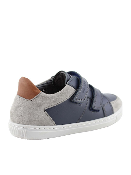 Scarpy Kinder-Sneaker mit Klettverschluss Blau