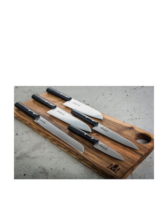 Masahiro Cuțit Santoku din Oțel Inoxidabil 16.5cm 1buc