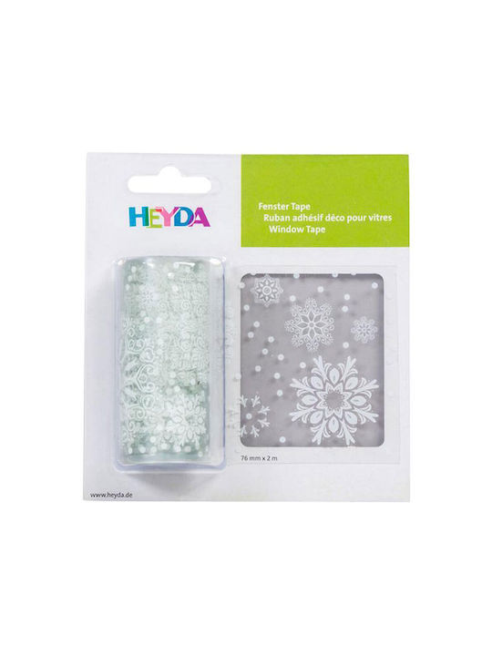 Heyda Christmas for Window with Design Νιφάδων