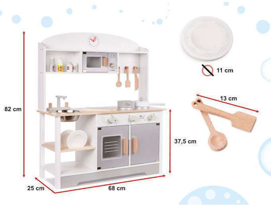 ikonka Children's Kitchen made of Wood
