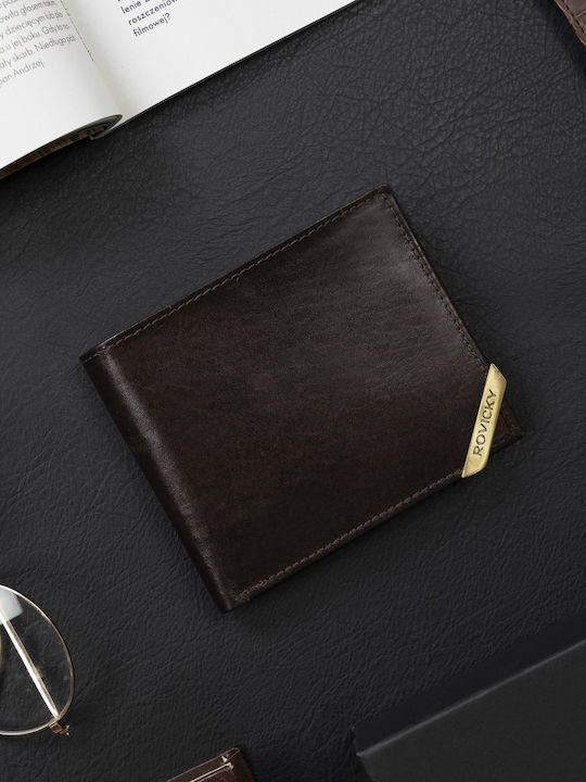 Δερμάτινο Ανδρικό Πορτοφόλι με RFID Μαύρο