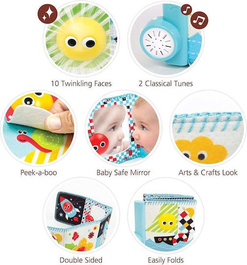 Yookidoo Activity Book made of Fabric with Lights for 0++ Months