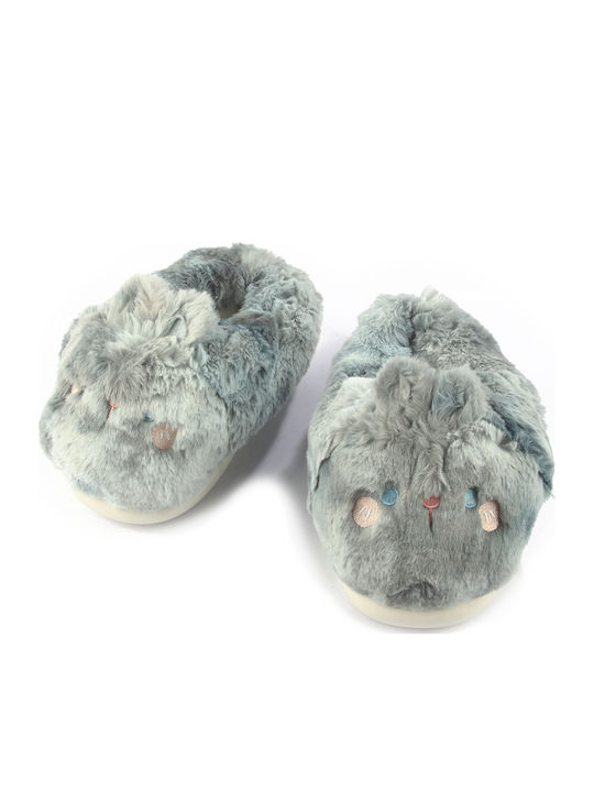 Closed Women's Slippers Gray