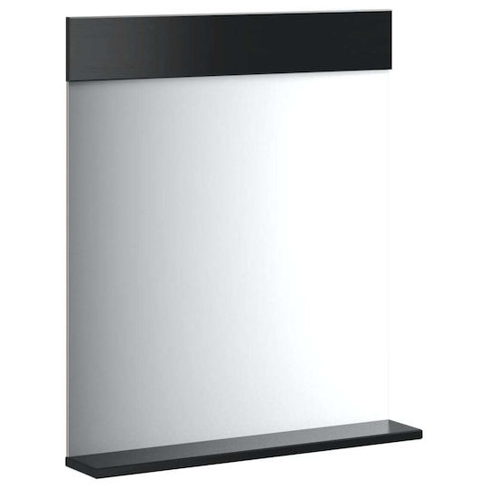 vidaXL Ντουλάπι Μπάνιου 60x10.5x110cm Μαύρο
