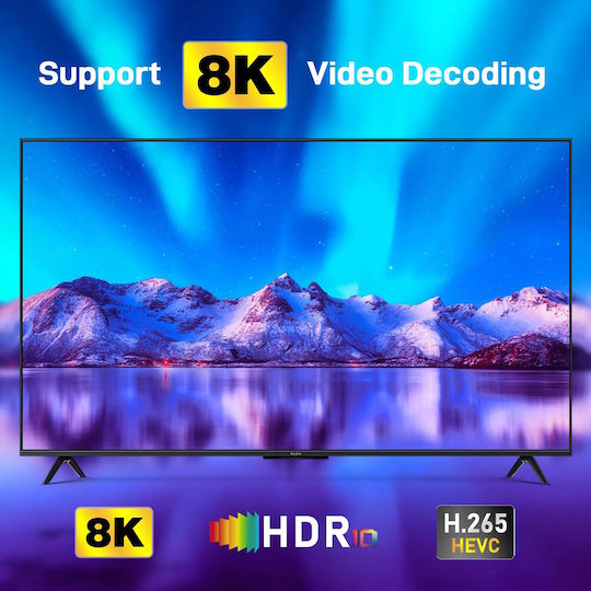 H96 Max TV Box M1 H96MAX-M1 4K UHD with WiFi 2GB RAM and 16GB Storage Space with Operating System Android 13.0