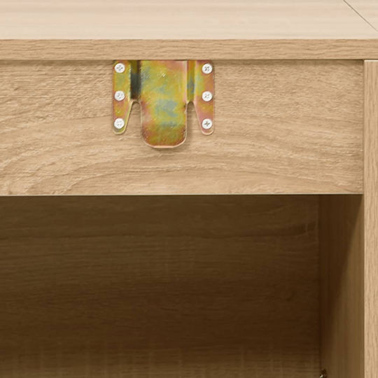 vidaXL Badezimmerschrank B150xT45xH45cm Eiche
