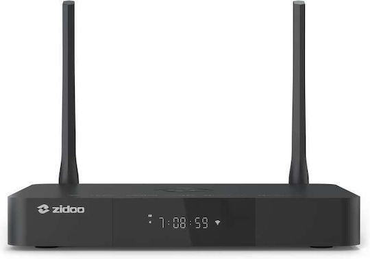Zidoo TV Box Z9x Pro 4k 18268 4K UHD with WiFi 4GB RAM and 4GB Storage Space with Operating System Android 11.0
