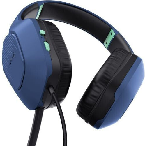 Trust GXT 415 Zirox Over Ear Gaming Headset with 3.5mm Connection Blue for Nintendo Switch / PC / PS4 / PS5 / XBOX