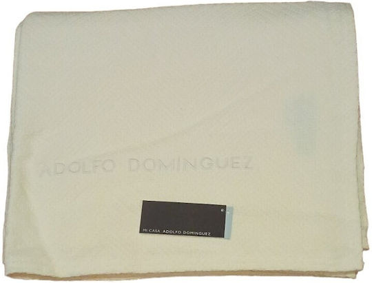 Manterol Casa Κουβέρτα Πικέ Μονή 160x240εκ. Εκρού