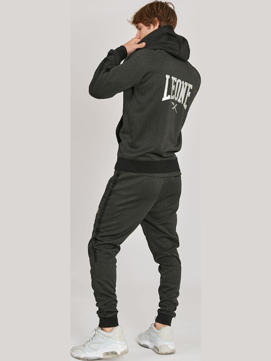 Sweatpants Glossy with Elastic Dark Grey