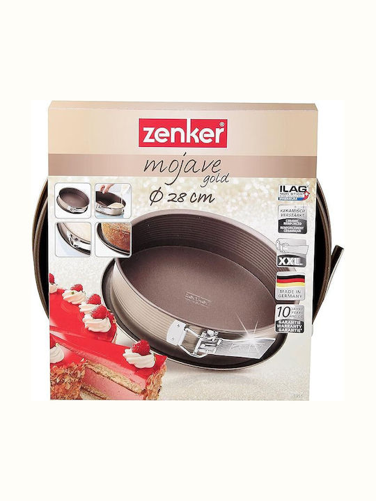 Zenker Φόρμα Λυόμενη με Αποσπώμενη Βάση ILAG Premium mojave gold Ø28cm