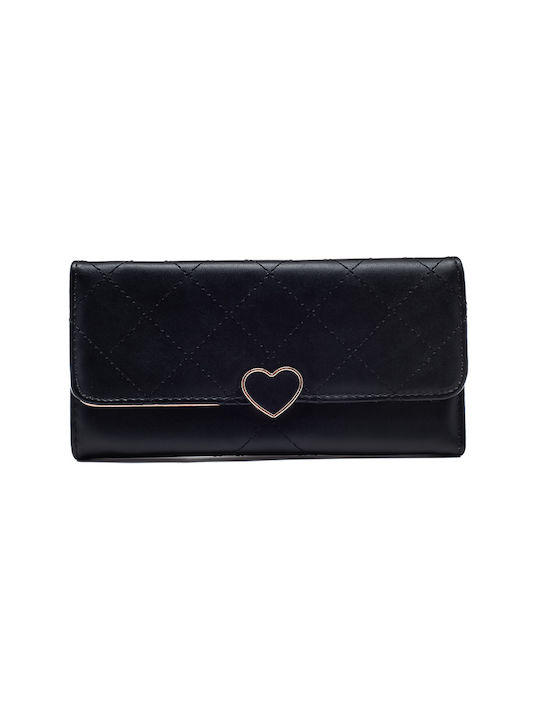 Voi & Noi Large Women's Wallet Black