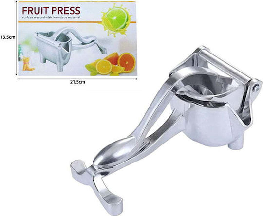 Hand Press Orange made of Stainless Steel in Silver Color