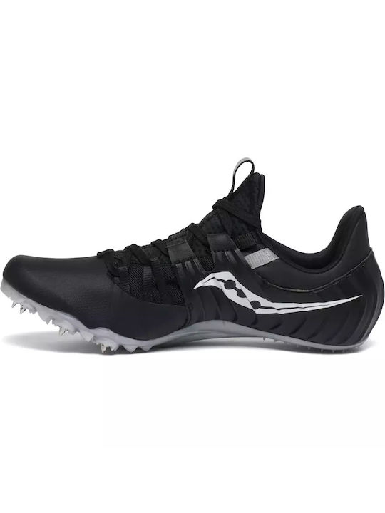 Saucony Showdown 5 Ανδρικά Αθλητικά Παπούτσια Spikes Μαύρα