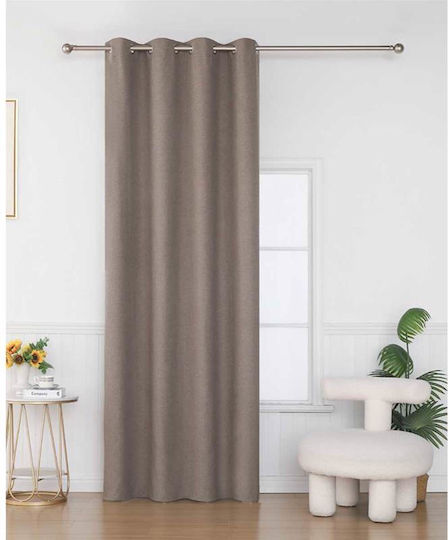 Viokarpet Пердета с Копчета Кафяви 140x265см
