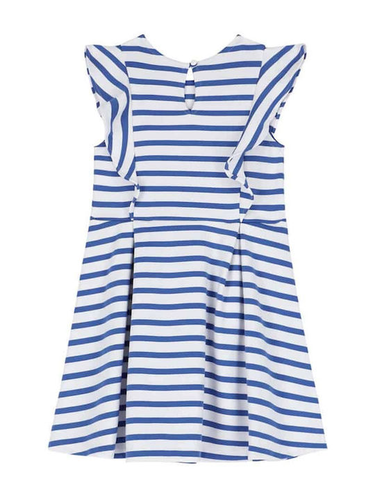 Ralph Lauren Kids Dress Striped Short Sleeve blue-white