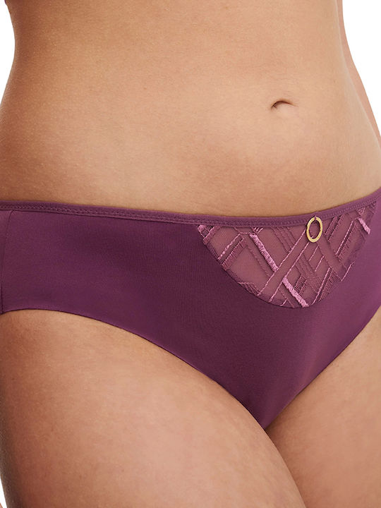 Chantelle Damen Slip Nahtlos Burgundisch