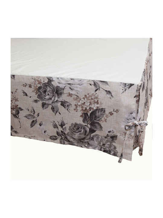 Decocraft Bed Base Cover Grey 160x200cm 1pcs 25-303-00106