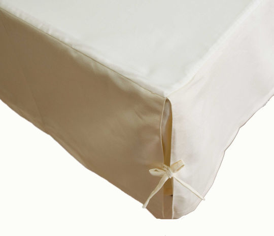 Decocraft Bed Base Cover Cream 130x200cm 1pcs 25-003-00103