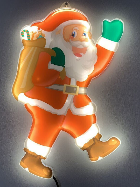 Illuminated Santa Claus White