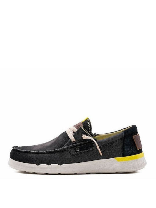 Replay Men's Moccasins Black