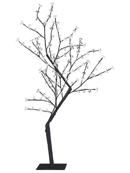 cu lumină LED Decorațiune de Crăciun Metalic Braduleț 75cm. Electrică Alb Brad