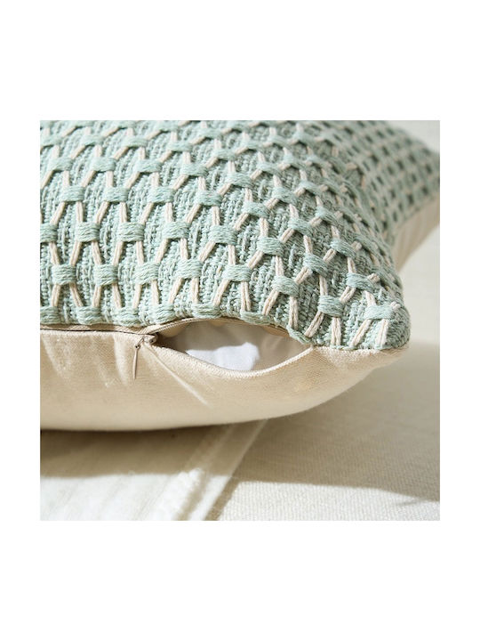 Whitegg Decorative Pillow Case D0200 From 100% Cotton 5 Green 45x45cm