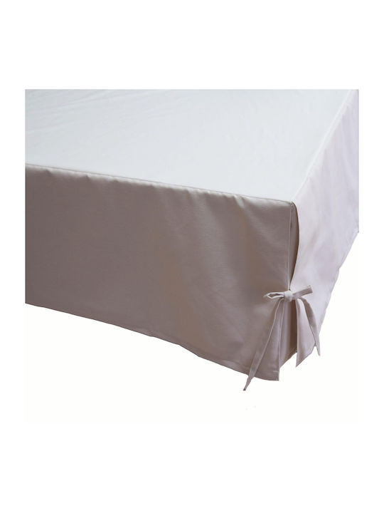 Decocraft Bed Base Cover Ecru 160x200cm 1pcs 25-003-00403