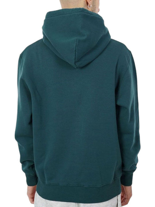 Franklin & Marshall Φούτερ Bottle Green με Κουκούλα