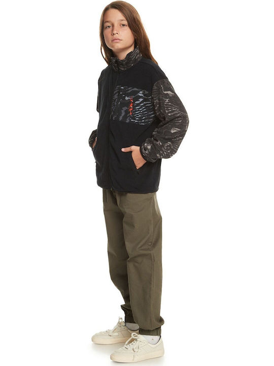 Quiksilver Παιδική Ζακέτα Fleece Μαύρο (BLACK) Boys