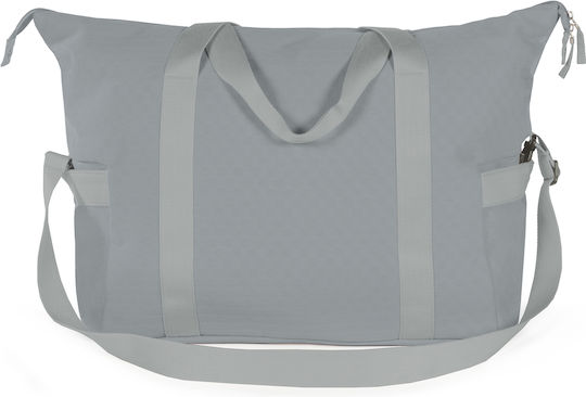Walking Mum Shoulder/Hand Diaper Bag Xl Weekend Gray 55x25x30cm.