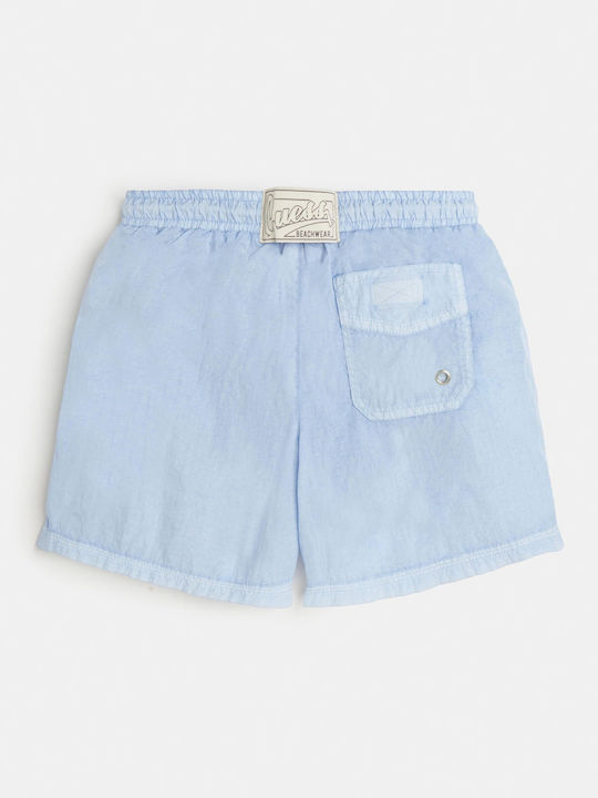 Guess Kids Swimwear Swim Shorts Light Blue