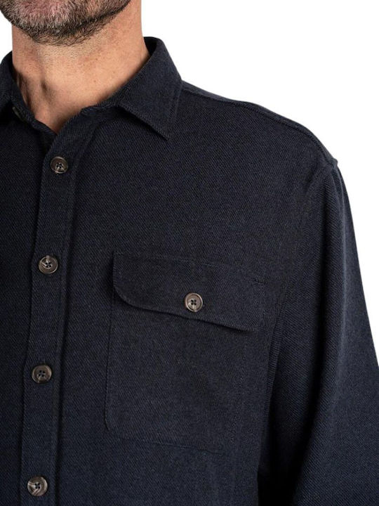 Langärmlig Jeans Hemd Dark Denim