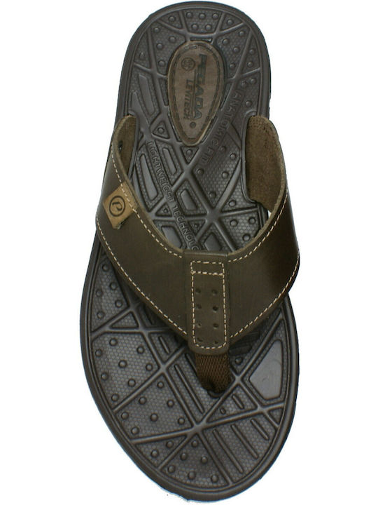 Men's Flip Flops Brown