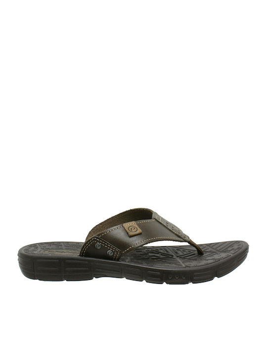 Men's Flip Flops Brown