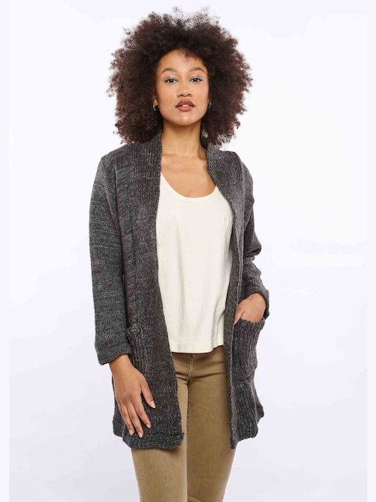 E-shopping Avenue Women's Cardigan DARK GRAY