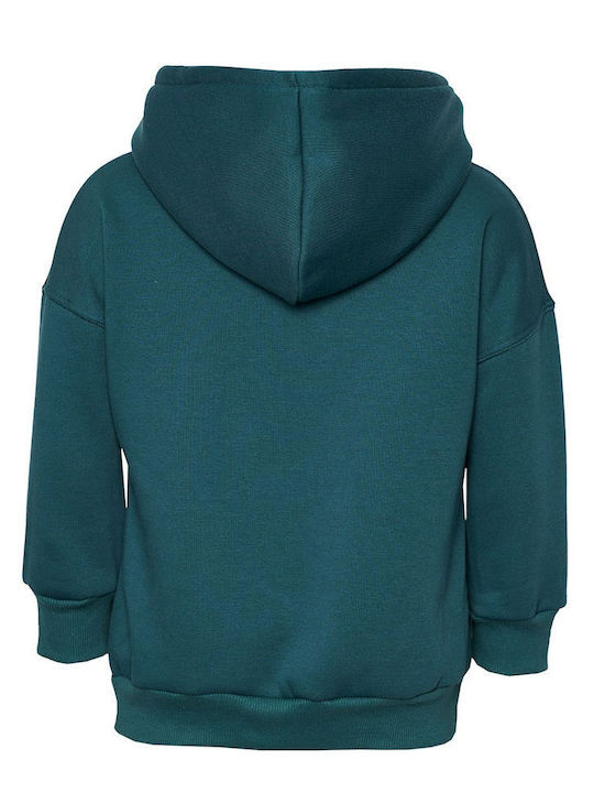 SugarFree Fleece Kinder Sweatshirt mit Kapuze Μπλέ