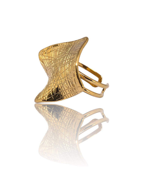 Buhay Women's Ring from Steel Gold Plated