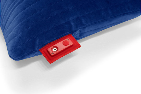 Fatboy Μαξιλάρι Καναπέ από Βελούδο Flash Blue 40x55εκ.