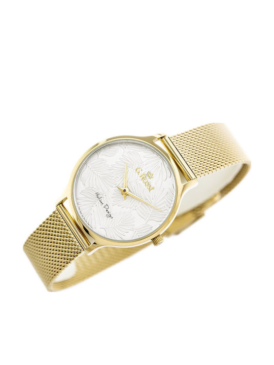 G.Rossi Ceas Barbati 40mm Baterie cu Brățară Aurie din Metal