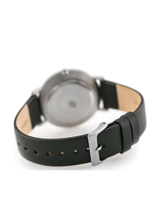 G.Rossi Herrenuhr 36mm Batterie mit Schwarz Lederarmband
