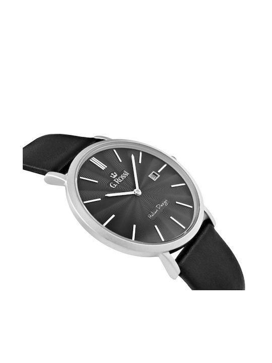 G.Rossi Herrenuhr Batterie mit Metallarmband