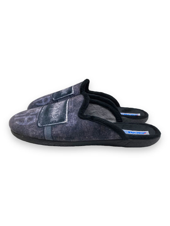 Dicas Men's Slipper Gray